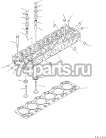 6221-13-1100 головка блока KOMATSU S6D108