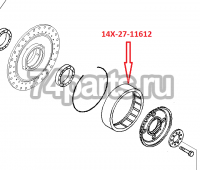 14X-27-11612 шестерня коронная Komatsu D65