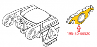 195-30-66520 каретка опорного катка KOMATSU