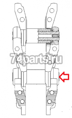 6Y1579 палец Caterpillar D10R