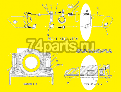 5P-2940 сальник натяжного механизма гусениц бульдозер CATERPILLAR D9L
