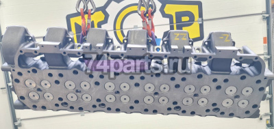 1105096 головка блока caterpillar 3406c с клапанами