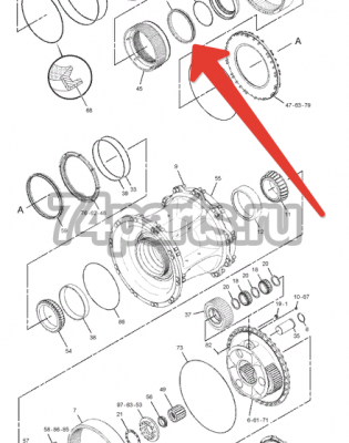 341-8543 уплотнение самосвал CATERPILLAR 773
