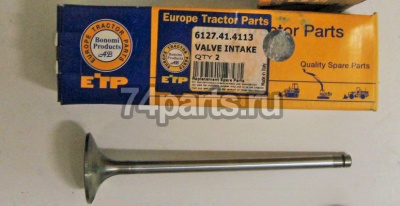 6127-41-4113 клапан впускной двигатель KOMATSU S6D155, SA6D155