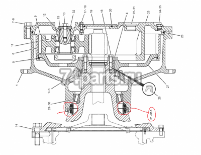 6Y-0859, 6Y-0860 уплотнение плавающее CATERPILLAR